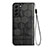 Leather Case Stands Flip Cover Holder Y01B for Samsung Galaxy S24 5G