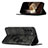 Leather Case Stands Flip Cover Holder Y01B for Samsung Galaxy S24 Plus 5G