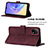 Leather Case Stands Flip Cover Holder Y01B for Vivo iQOO U3 5G