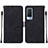 Leather Case Stands Flip Cover Holder Y01B for Vivo V21e 5G