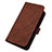 Leather Case Stands Flip Cover Holder Y01B for Vivo Y02S