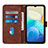 Leather Case Stands Flip Cover Holder Y01B for Vivo Y02S