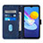 Leather Case Stands Flip Cover Holder Y01B for Vivo Y32t