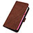 Leather Case Stands Flip Cover Holder Y01B for Vivo Y50t