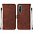 Leather Case Stands Flip Cover Holder Y01B for Vivo Y51s 5G