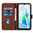 Leather Case Stands Flip Cover Holder Y01B for Vivo Y75 4G