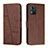 Leather Case Stands Flip Cover Holder Y01X for Motorola Moto E13