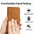 Leather Case Stands Flip Cover Holder Y01X for Motorola Moto E30