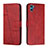 Leather Case Stands Flip Cover Holder Y01X for Motorola Moto E32 India