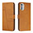 Leather Case Stands Flip Cover Holder Y01X for Motorola Moto E32s