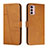 Leather Case Stands Flip Cover Holder Y01X for Motorola Moto G42