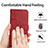 Leather Case Stands Flip Cover Holder Y01X for Motorola Moto G71 5G