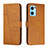 Leather Case Stands Flip Cover Holder Y01X for OnePlus Nord CE 2 5G