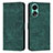 Leather Case Stands Flip Cover Holder Y01X for Oppo A18 Green