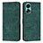 Leather Case Stands Flip Cover Holder Y01X for Oppo A38 Green