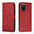 Leather Case Stands Flip Cover Holder Y01X for Oppo Find X5 5G Red