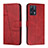 Leather Case Stands Flip Cover Holder Y01X for Realme 9 Pro+ Plus 5G Red