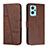 Leather Case Stands Flip Cover Holder Y01X for Realme 9i 4G