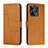 Leather Case Stands Flip Cover Holder Y01X for Realme C51