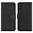 Leather Case Stands Flip Cover Holder Y01X for Samsung Galaxy A01 SM-A015 Black