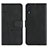 Leather Case Stands Flip Cover Holder Y01X for Samsung Galaxy A30S Black