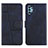 Leather Case Stands Flip Cover Holder Y01X for Samsung Galaxy A32 4G Blue