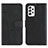 Leather Case Stands Flip Cover Holder Y01X for Samsung Galaxy A52 4G Black