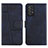Leather Case Stands Flip Cover Holder Y01X for Samsung Galaxy A72 4G Blue