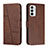 Leather Case Stands Flip Cover Holder Y01X for Samsung Galaxy F23 5G