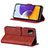 Leather Case Stands Flip Cover Holder Y01X for Samsung Galaxy F42 5G