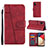 Leather Case Stands Flip Cover Holder Y01X for Samsung Galaxy M02s