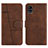 Leather Case Stands Flip Cover Holder Y01X for Samsung Galaxy M40S