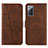 Leather Case Stands Flip Cover Holder Y01X for Samsung Galaxy Note 20 5G