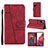 Leather Case Stands Flip Cover Holder Y01X for Samsung Galaxy S20 FE 4G