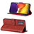 Leather Case Stands Flip Cover Holder Y01X for Samsung Galaxy S23 FE 5G