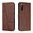 Leather Case Stands Flip Cover Holder Y01X for Sony Xperia 10 IV SO-52C