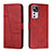 Leather Case Stands Flip Cover Holder Y01X for Xiaomi Mi 12T Pro 5G Red