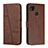 Leather Case Stands Flip Cover Holder Y01X for Xiaomi POCO C3