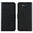 Leather Case Stands Flip Cover Holder Y01X for Xiaomi Poco X3 Pro Black