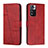 Leather Case Stands Flip Cover Holder Y01X for Xiaomi Poco X4 NFC Red