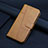 Leather Case Stands Flip Cover Holder Y01X for Xiaomi Poco X5 Pro 5G Light Brown