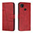 Leather Case Stands Flip Cover Holder Y01X for Xiaomi Redmi 9 Activ Red