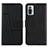 Leather Case Stands Flip Cover Holder Y01X for Xiaomi Redmi Note 10 Pro 4G Black