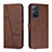 Leather Case Stands Flip Cover Holder Y01X for Xiaomi Redmi Note 11 Pro 4G