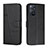 Leather Case Stands Flip Cover Holder Y01X for Xiaomi Redmi Note 11 Pro 4G Black