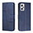 Leather Case Stands Flip Cover Holder Y01X for Xiaomi Redmi Note 11T Pro+ Plus 5G Blue