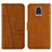 Leather Case Stands Flip Cover Holder Y01X for Xiaomi Redmi Note 9 Pro