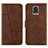 Leather Case Stands Flip Cover Holder Y01X for Xiaomi Redmi Note 9 Pro