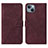 Leather Case Stands Flip Cover Holder Y02B for Apple iPhone 14