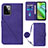 Leather Case Stands Flip Cover Holder Y02B for Motorola Moto G Power 5G (2023) Purple